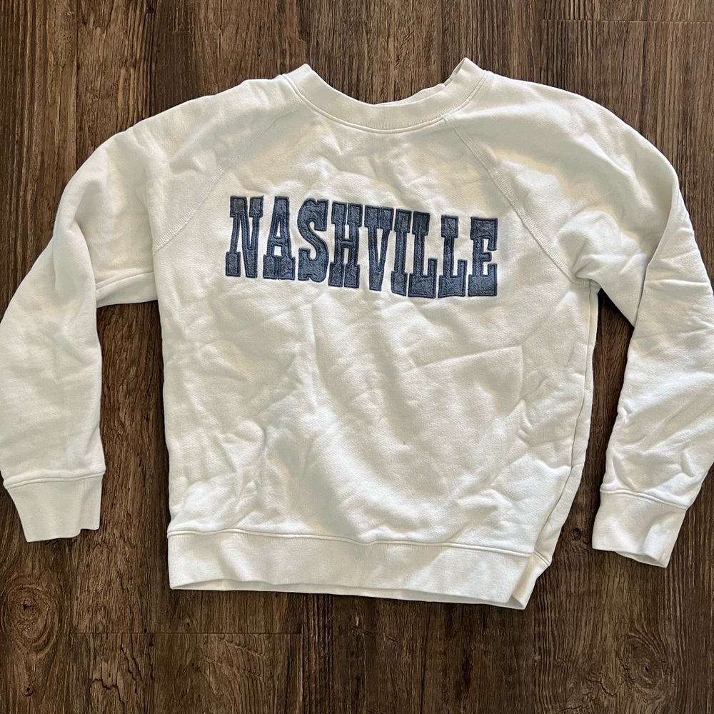 J Crew Nashville City Pullover Sweatshirt Sz Small